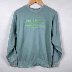 Whitespace Performance Collection Sweater Men Medium Crewneck Shaun White Blue